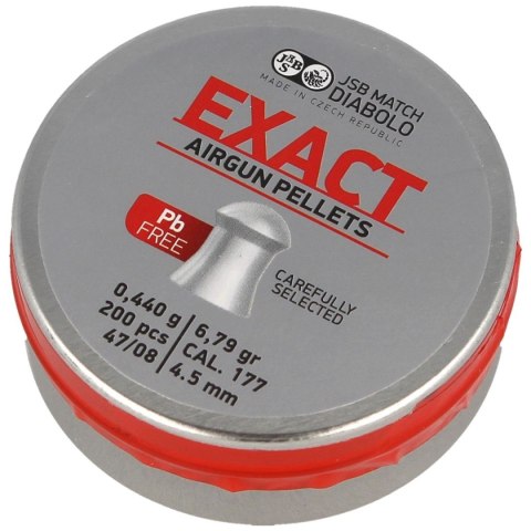 Śrut JSB Diabolo Exact Lead Free 4.5mm, 200szt (1004-02-200) JSB