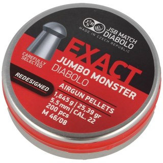 Śrut JSB Exact Jumbo Monster ReDesigned 5.52mm 200szt (546388-200) JSB