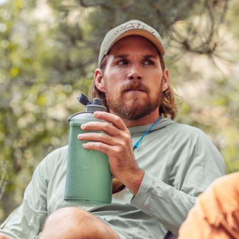 Butelka składana HydraPak Flux Bottle 1,5 L - sage green HydraPak