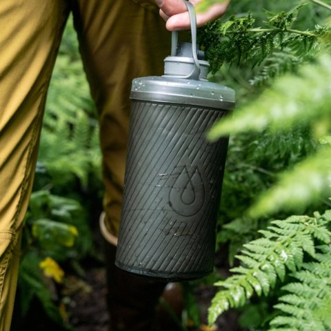 Butelka składana HydraPak Flux Bottle 1 L - sage green HydraPak