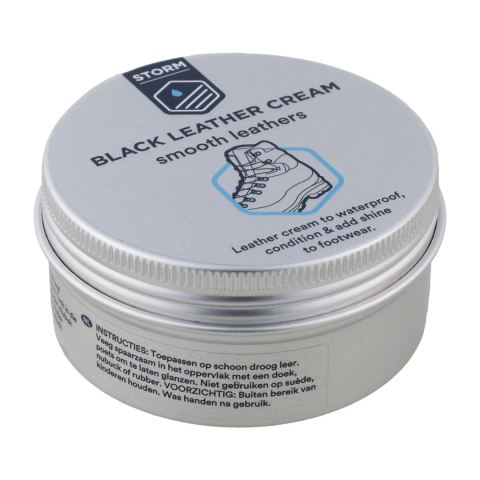 Krem do pielęgnacji obuwia skórzanego Storm Leather Cream - black STORM