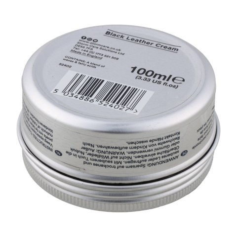 Krem do pielęgnacji obuwia skórzanego Storm Leather Cream - black STORM