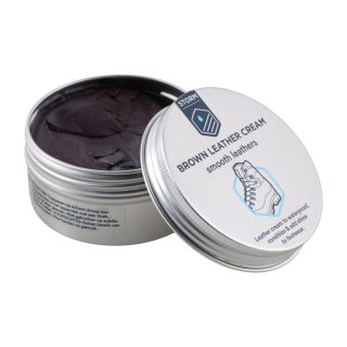 Krem do pielęgnacji obuwia skórzanego Storm Leather Cream - brown STORM