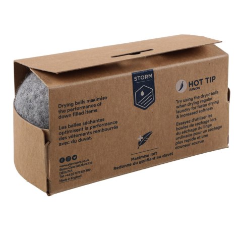 Kulki do pielęganacji puchu Storm Dryer Balls Twin Pack STORM