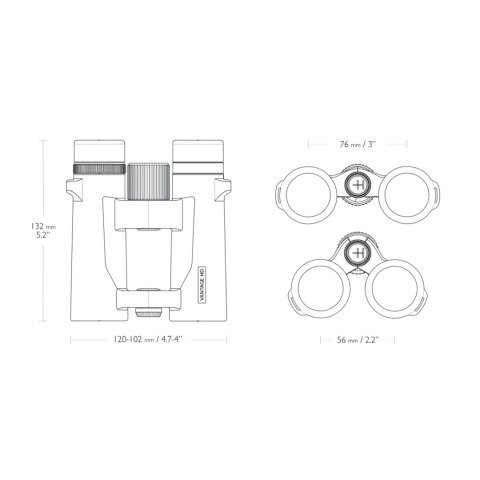 Lornetka Hawke Vantage HD 8x34 zielona Hawke Optics