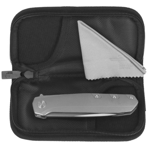 Nóż składany Bestech 9 Bead Blasted Titanium, Satin M390 by BrrKnives (BT2408A) Bestech Knives