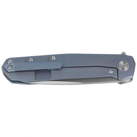 Nóż składany Bestech 9 Blue Titanium, Satin by hand M390 by BrrKnives (BT2408C) Bestech Knives