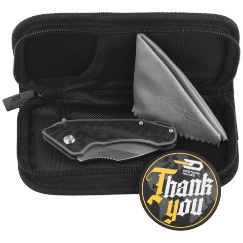 Nóż składany Bestech Goblin Dark Grey Titanium/Carbon Fiber, Stonewashed/Satin CPM S35VN (BT1711E) Bestech Knives