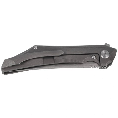 Nóż składany Bestech Kamoza Dark Grey/Titanium, Stonewashed M390 by Kombou (BT1911A) Bestech Knives