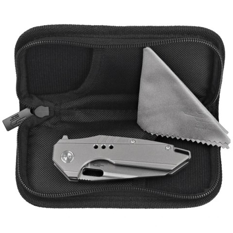 Nóż składany Bestech Nyxie 3 Grey Titanium, Bead Blasted / Stonewashed CPM S35VN by Todd Knife and Tool (BT2308A) Bestech Knives