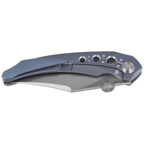 Nóż składany Bestech Razon Blue Titanium, Satin MagnaCut by Kombou (BT2406A) Bestech Knives