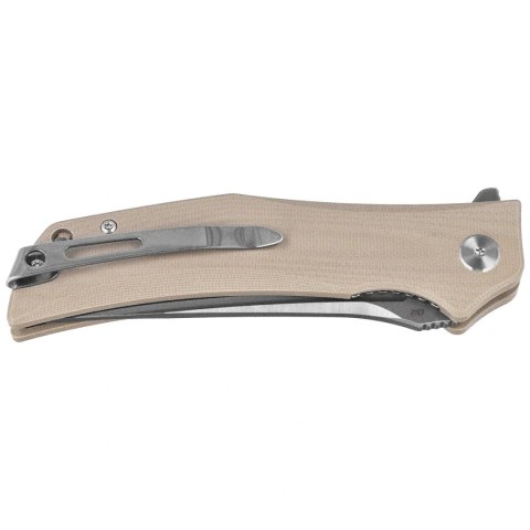Nóż składany Bestech Scimitar Beige G10, Gray/Satin D2 (BG05C-2) Bestech Knives
