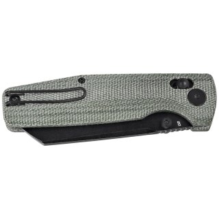 Nóż składany Bestech Slasher Green Micarta, Black Stonewashed D2 (BG56B-2) Bestech Knives
