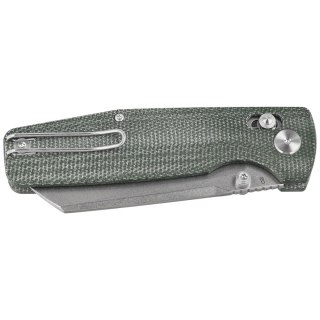 Nóż składany Bestech Slasher Green Micarta, Stonewashed D2 (BG56B-1) Bestech Knives