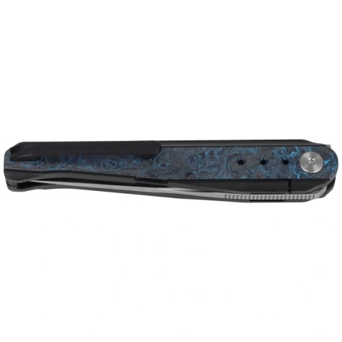 Nóż składany Bestech Spear Phisher Black Titanium/Blue CF, Hand Rubbed Satin M390 by Todd Knife and Tool (BT2405C) Bestech Knives