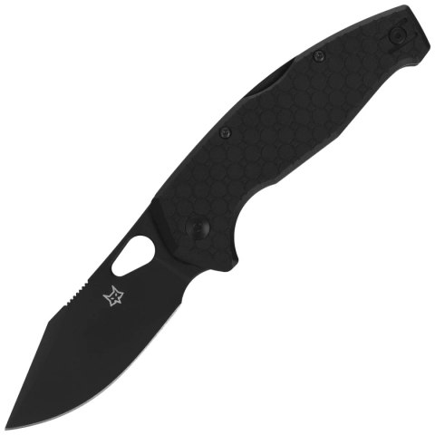 Nóż składany Fox Kita Black FRN, Black Top Shield Niolox by Jesper Voxnaes (FX-625 BB) FOX