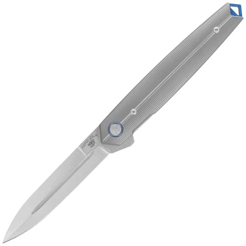 Nóż składany Fox Pacifico Gray Titanium, Satin MagnaCut by Bob Terzuola (FX-ATC-OG02 TI) FOX