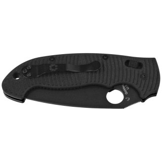 Nóż składany Spyderco Manix 2XL Salt Black G10, Black DLC MagnaCut by Eric Glesser (C95GMCBKP2) Spyderco Inc.