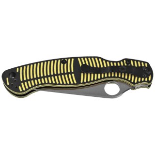 Nóż składany Spyderco Military 2 Salt Yellow/Black G10, Satin MagnaCut by Sal and Eric Glesser(C36GBKYLMCP2) Spyderco Inc.