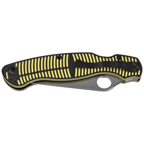 Nóż składany Spyderco Military 2 Salt Yellow/Black G10, Satin MagnaCut by Sal and Eric Glesser(C36GBKYLMCP2) Spyderco Inc.