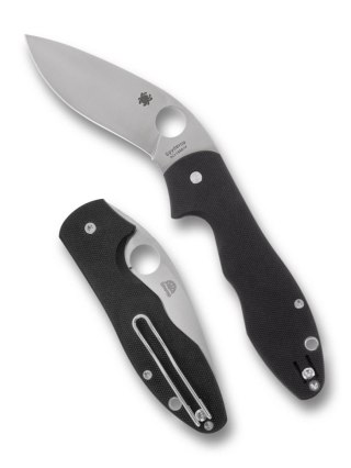 Nóż składany Spyderco Retract Black G10, Satin 9Cr18MoV by Ed Schempp (C276GP) Spyderco Inc.