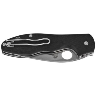 Nóż składany Spyderco Retract Black G10, Satin 9Cr18MoV by Ed Schempp (C276GP) Spyderco Inc.