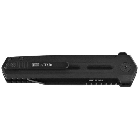 Nóż składany Tekto F4 Echo Zastava Black Aluminium/Black G10, Titanium-Coated CPM S35VN Tekto Knives