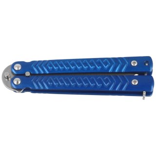 Nóż składany motylek Martinez Albainox Balisong Blue Steel, Satin 3Cr13Mov (02227) Martinez Albainox