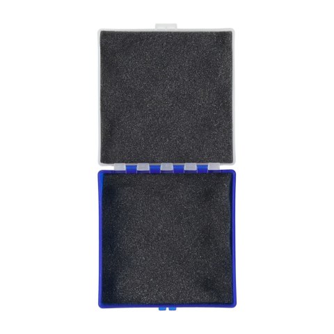 Pudełko Megaline 11x11x3,5 niebiesko-przezroczysty gąbka 2 szczęki rekina Megaline
