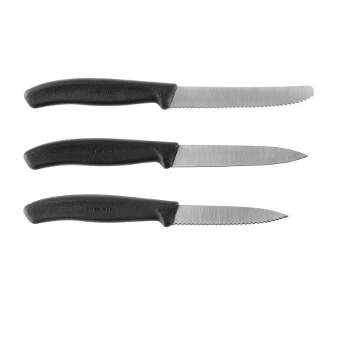 Zestaw noży kuchennych Victorinox Swiss Classic 6.7113.34 3 szt. czarny Victorinox