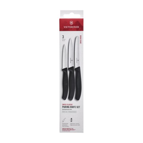 Zestaw noży kuchennych Victorinox Swiss Classic 6.7113.34 3 szt. czarny Victorinox