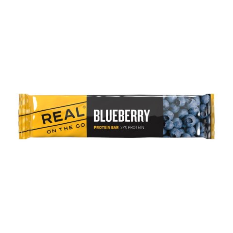 Baton proteinowy Real Turmat Protein Bar Blueberry 40 g - jagodowy Real Turmat