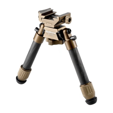 Bipod karbonowy Linko Gear HB-C02M na picatinny i ARCA brązowy Linko Gear