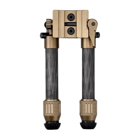 Bipod karbonowy Linko Gear HB-C02M na picatinny i ARCA brązowy Linko Gear