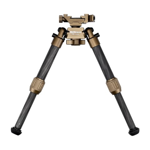 Bipod karbonowy Linko Gear HB-C02M na picatinny i ARCA brązowy Linko Gear