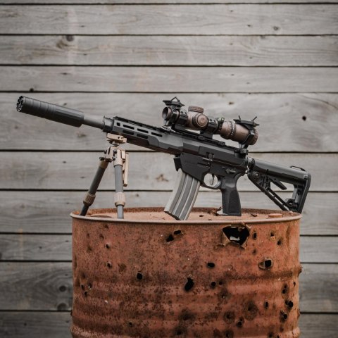 Bipod karbonowy Linko Gear HB-C04 na picatinny brązowy Linko Gear