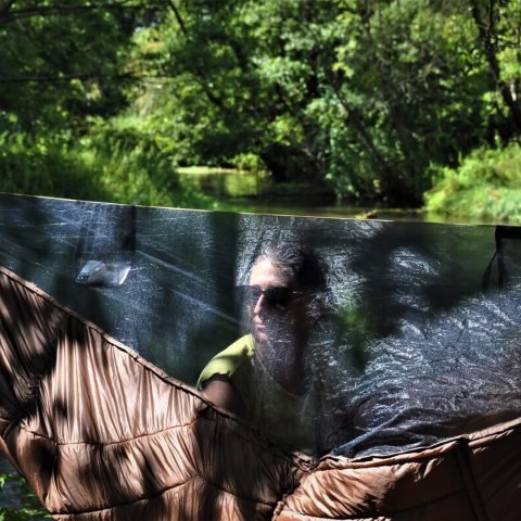 Hamak Flyhamak OutDoor II XL ciemnooliwkowy FlyHamak