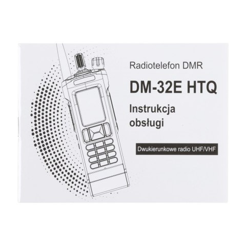 Krótkofalówka Baofeng DM-32E HTQ DMR + pasmo lotnicze Baofeng