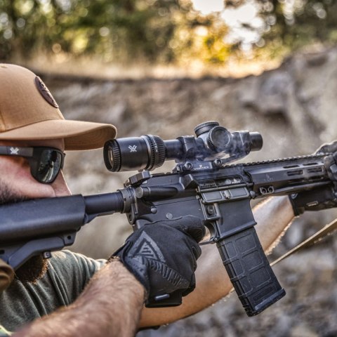 Luneta celownicza Vortex Strike Eagle 1-10x24 FFP 30 mm AO EBR-8 BDC MOA/MRAD Vortex Optics