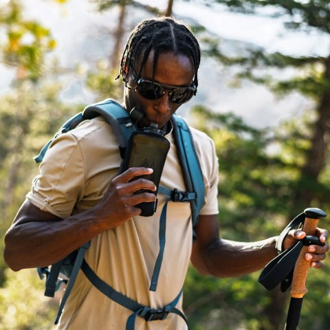 Miękka butelka HydraPak PackFlask Kit 500 ml w kieszonce - sage green HydraPak