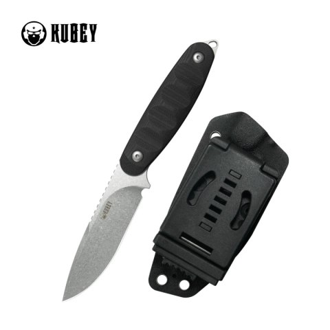 Nóż Kubey Civet Black G10, Beadblasted 14C28N by Maksim Epifantsev (KU425A) Kubey Knife