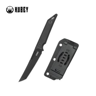Nóż Kubey Goliath Black G10, Blackwashed 14C28N by Jake Hoback (KU430B) Kubey Knife