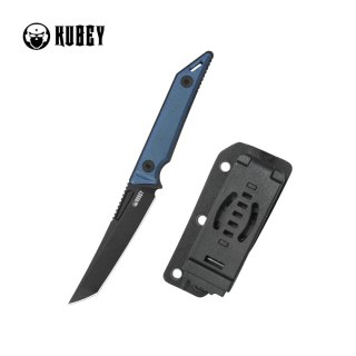 Nóż Kubey Goliath Denim Micarta, Blackwashed 14C28N by Jake Hoback (KU430D) Kubey Knife