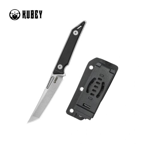 Nóż Kubey Goliath Black G10, Beadblasted 14C28N by Jake Hoback (KU430A) Kubey Knife