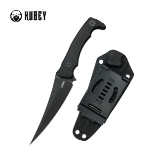 Nóż Kubey Sicarii Black G10, Blackwashed 14C28N by Jake Hoback (KU477B) Kubey Knife
