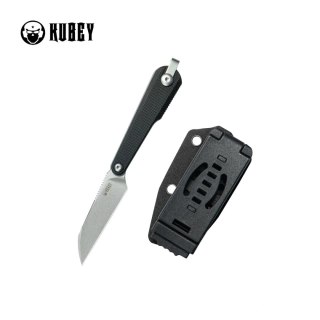 Nóż Kubey YAG WH Black G10, Beadblasted 14C28N by Ostap Hel (KU450A) Kubey Knife