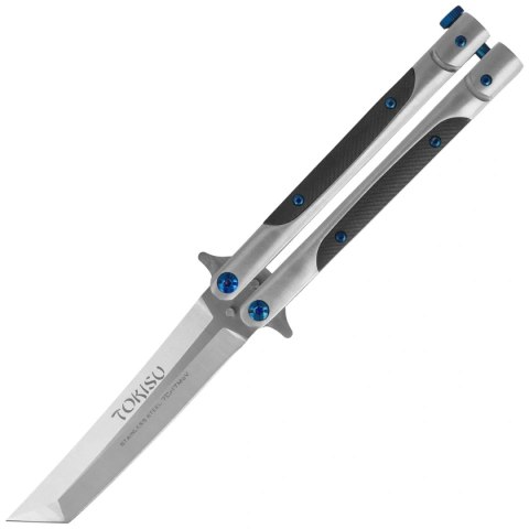 Nóż motylek Tokisu Balisong Black G10/Steel, CNC Satin 7Cr17Mov (02198) Tokisu by Martinez Albainox
