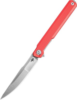Nóż składany Bestech Duoz Red G10, Satin 14C28N by Ostap Hel (BG65C) Bestech Knives