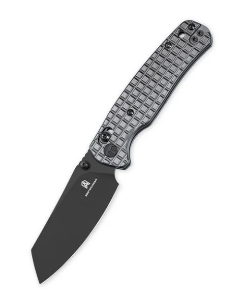 Nóż składany Bestechman Cicada's Wing Grey Frag Stainless Steel, Black PVD 10Cr15MoV (BMK06-S-2) Bestechman by Bestech Knives