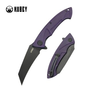 Nóż składany Kubey Anteater Purple G10, Blackwashed 14C28N (KU212M) Kubey Knife